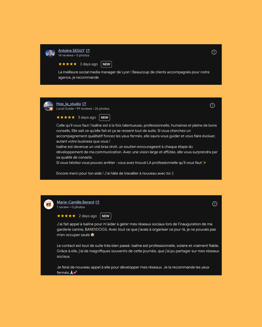 Avis client