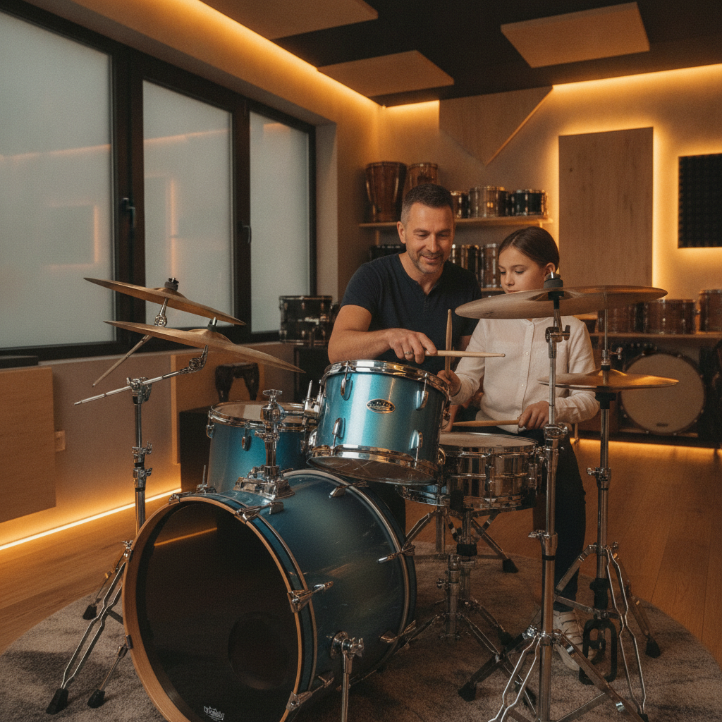Cours individuel de batterie dans le studio de Riedisheim
